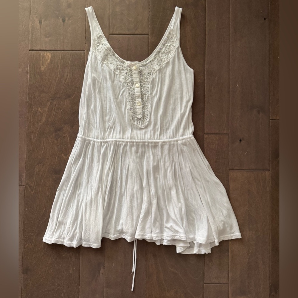 Free People Beach Sequin Tank/Tunic